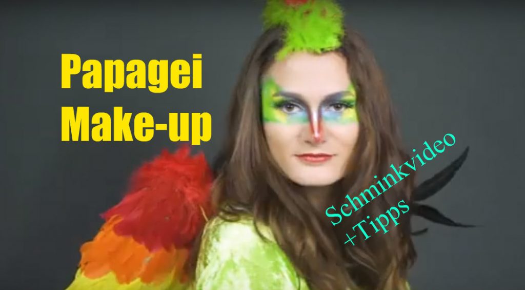Papagei Make-up