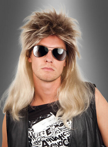 Rockstar Perücke Vokuhila Rockstar Perücke Vokuhila